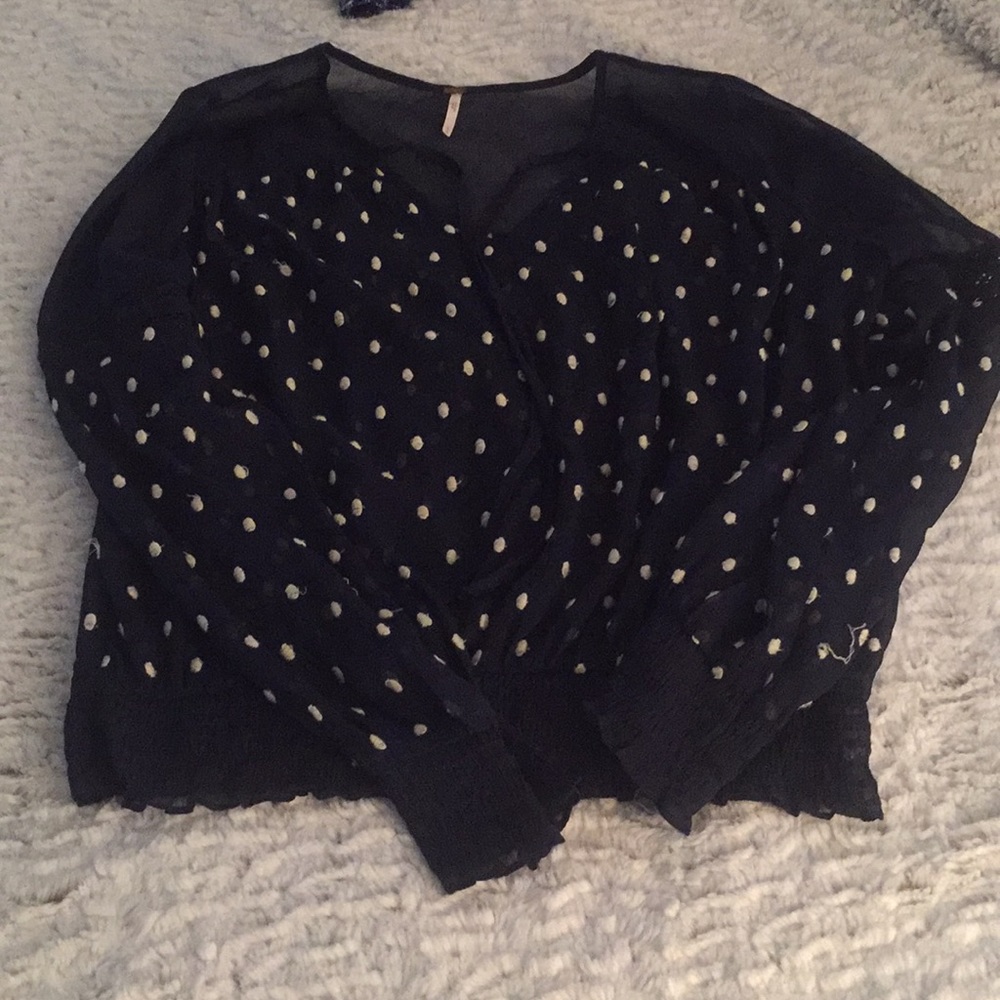 LG Free People sheer top